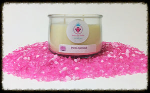 JEWELRY JAR CANDLES,  CANDLE ONLY, PINK SUGAR - Jewelry Jar Candles