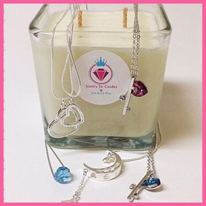 UNSCENTED NECKLACE CANDLE - Jewelry Jar Candles