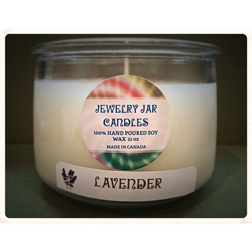 JEWELRY JAR CANDLES, CANDLE ONLY, LAVENDER - Jewelry Jar Candles