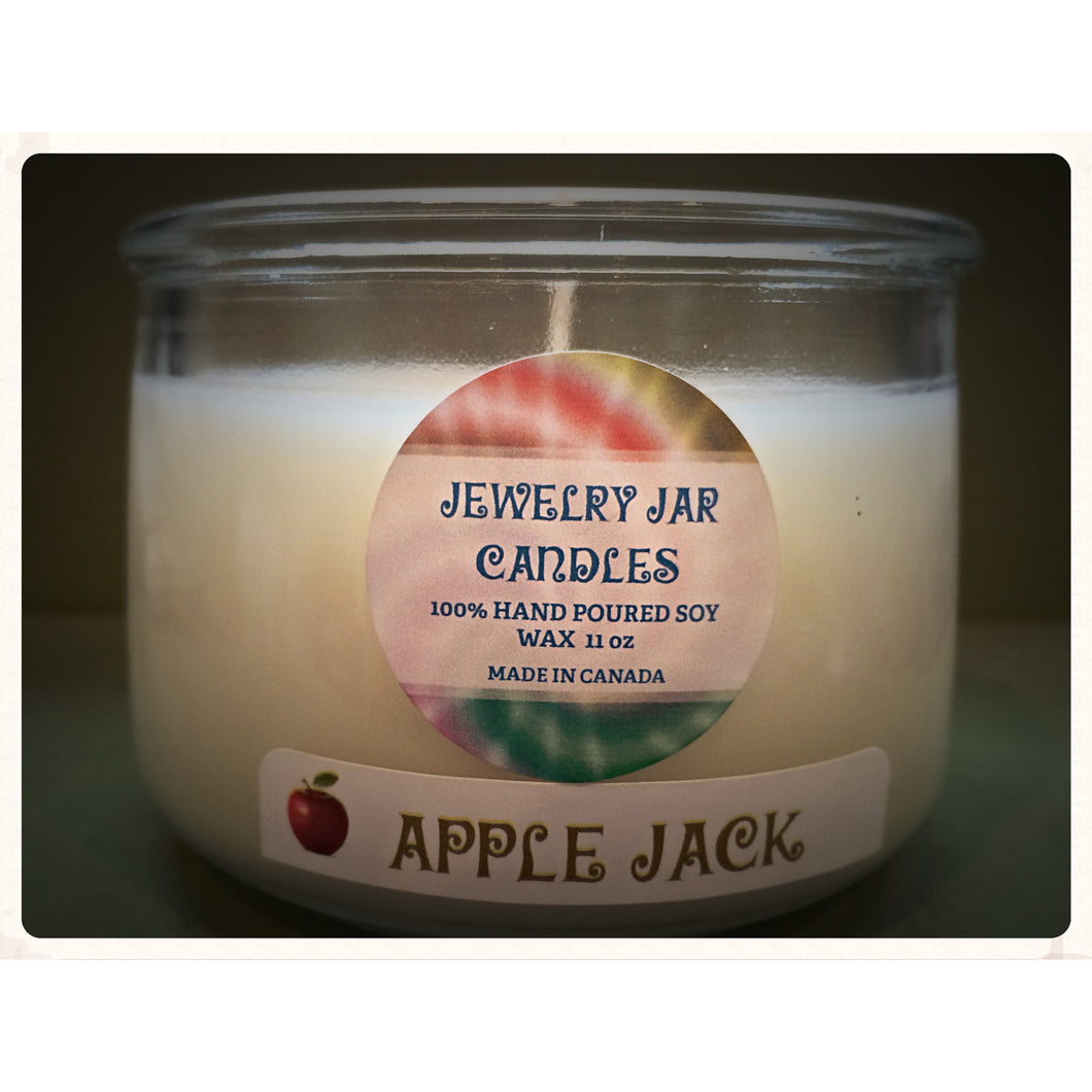 JEWELRY JAR CANDLES, CANDLE ONLY, APPLE JACK - Jewelry Jar Candles