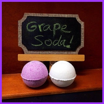 GRAPE SODA BATH BOMB BLING FOR WOMEN