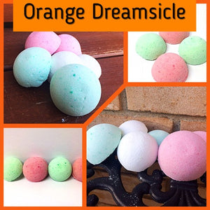 ORANGE DREAMSICLE SHOWER STEAMERS FOR HER - Jewelry Jar Candles