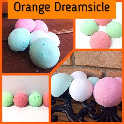 ORANGE DREAMSICLE SHOWER STEAMERS FOR HIM - Jewelry Jar Candles