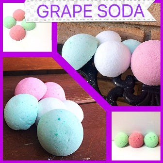 GRAPE SODA SHOWER STEAMERS FOR HER WITH RINGS