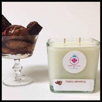 FUDGE BROWNIE RING MANDLE - Jewelry Jar Candles