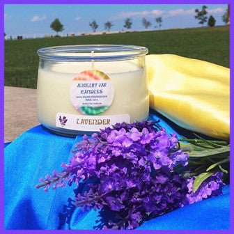 LAVENDER NECKLACE CANDLE - Jewelry Jar Candles