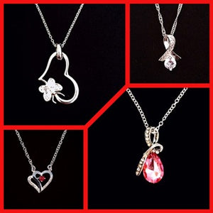 STRAWBERRY SHOWER STEAMER WITH NECKLACES FOR HER