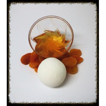 APRICOT AND HONEY, BATH BOMB - Jewelry Jar Candles