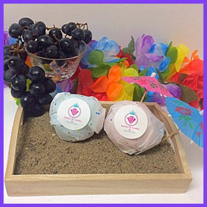THE GRAPE ESCAPE BATH BOMB BLING FOR MEN - Jewelry Jar Candles